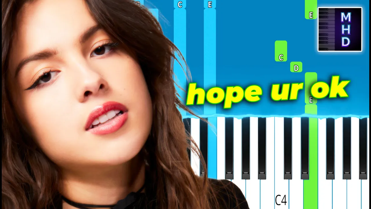 Olivia Rodrigo - hope ur ok (Piano Tutorial)