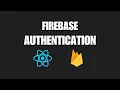 React Firebase Authentication Tutorial In 9 Min