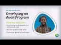 Getting Started With Developing an Audit Program