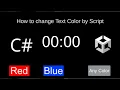 How to change Text Color by Script in Unity