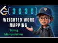 LeetCode 3838 Weighted Word Mapping O N String Modulo Math DCodeThought