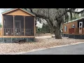 Tybee Island Tiny House Cabins 107 and 102 near the Beach at the Rivers End Campground