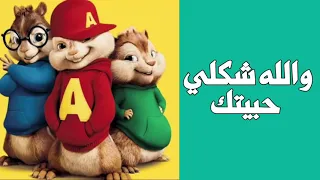 اغنية واللة شكلي حبيتك بصوت السناجب 