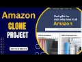 Amazon clone using html css and js step by step Amazon clone website make a clone project