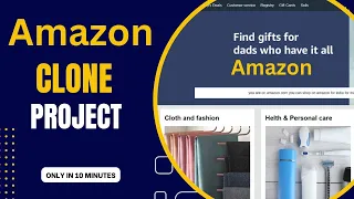 Amazon clone using html css and js step by step Amazon clone website make a clone project
