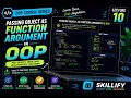 Lecture 10 Passing Object as Function Argument in OOP Explain with Example OOP Course Skillify