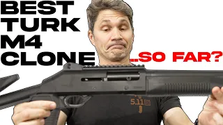 This Turk M4 Clone Shotgun Kinda Survived a Burndown Test
