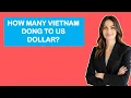 How Many Vietnam Dong To US Dollar