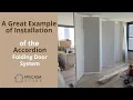 Watch This Accordion Door System in Action