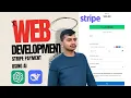Stripe Payment Integration with React JS using Chatgpt creating a stripe test account