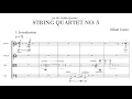 Elliott Carter - String Quartet No. 5 (Official Score Video)