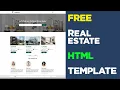 FREE Realestate website home page HTML template tutorial Quick programming tutorial