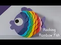 How To Make Rocking Rainbow Fish For Kids Easy Paper Crafts Nursery Craft Ideas 5 Minute Craft