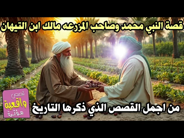 ⁣قصة النبي محمد وصاحب المزرعه مالك ابن التيهان من اجمل القصص المشوقة الذي ذكرها التاريخ