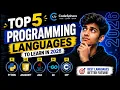 Top 5 Programming Languages You MUST Learn in 2026 Future-Proof Python JS Java Go C