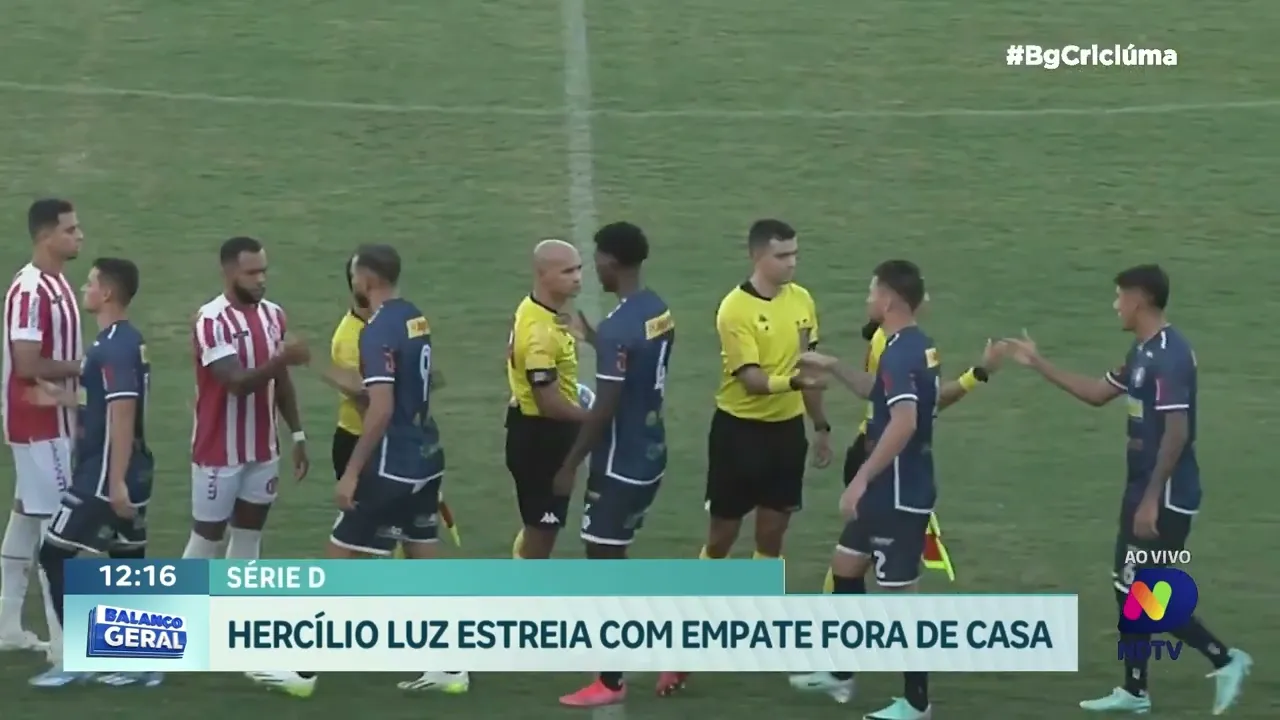 Hercílio Luz estreia com empate na Série D do Brasileirão