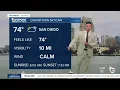 Monsoon moisture brings muggy conditions across San Diego with chances of T-storms