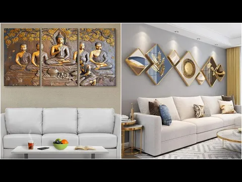 Download MP3 Best Living Room Wall Decorating Ideas 2023| Modern Wall Decor Ideas || Home Decorating Ideas