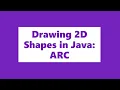 Drawing an ARC using JavaFx Shapes in Java