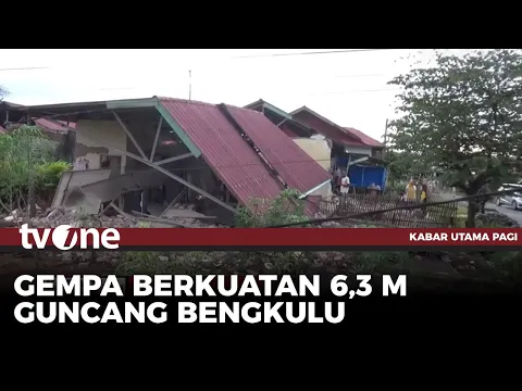 Gempa 6,3 Magnitudo Guncang Bengkulu, Puluhan Rumah Rusak