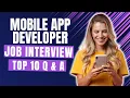 Mobile App Developer Interview Questions and Answers for 2026