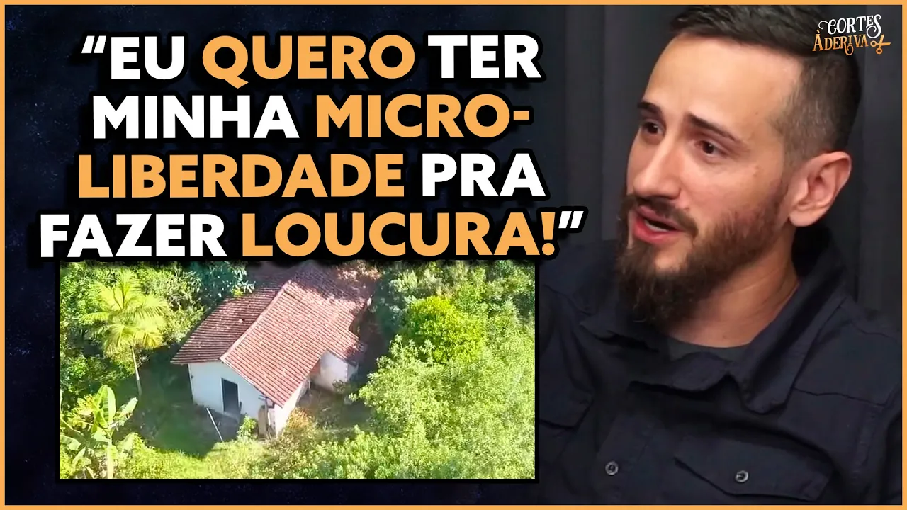 Sobrevivencialista na construção de uma casa autossuficiente | À Deriva Podcast