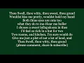 THOU SWELL Lyrics Words text trending A CONNECTICUT YANKEE RODGERS HART sing along song music