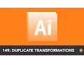 Duplicate Transform Feature in Adobe Illustrator Everyday Office 039
