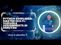 Python Simplified Master Multi-Variable Assignments in Minutes