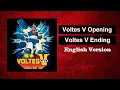 Voltes V Opening \u0026 Ending - English Version