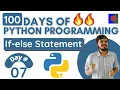 If-else Statements in Python Nested If-else Day 7 100 Days of Python Programming