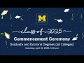 UM-Dearborn Spring 2025 Commencement Ceremony Saturday April 26 2025 - 5 p m