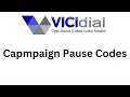 How to Create Pause Codes in ViciDial