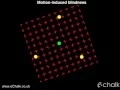 Motion-induced blindness test for the severity of AD eChalk illusion