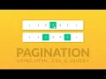 Website Pagination UI Design HTML CSS jQuery