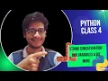 Python Course 4 String concatenation Illegal Variables