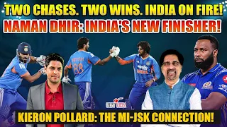 TWO CHASES. TWO WINS. INDIA ON FIRE! | NAMAN DHIR: INDIA'S NEW FINISHER! | POLLARD: MI–JSK LINK!