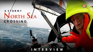 A stormy North Sea crossing – Interview