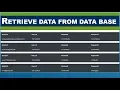 How to retrieve data from Oracle database using jsp