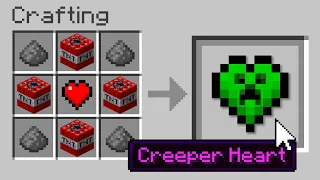 Minecraft, But You Can Craft Custom Hearts...