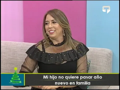 Mi hijo no quiere pasar año nuevo en familia