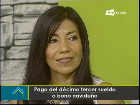 Pago del décimo tercer sueldo o bono navideño