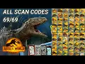 All Jurassic World Dominion Play App Scan Codes