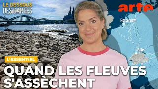 Fleuves d'Europe : les conséquences de la sécheresse | L'Essentiel du Dessous des cartes | ARTE
