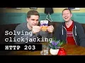 Solving Clickjacking - HTTP 203