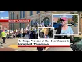 No Kings Protest at the Courthouse in Springfield Tennessee