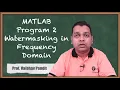 MATLAB Program 2 Watermarking in Spatial Domain - Wavelets and Multiresolution Processing