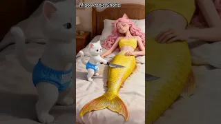 مياو قطع زعنفة حورية البحر شوفوا اللي حصل بعدين 