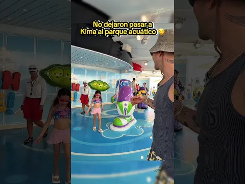 KIMA NO PUDO ENTRAR AL PARQUE ACUÁTICO 😭❤️ | #jukilop #shorts #kimberlyloaiza