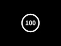 100 Seconds Circle Timer Vertical